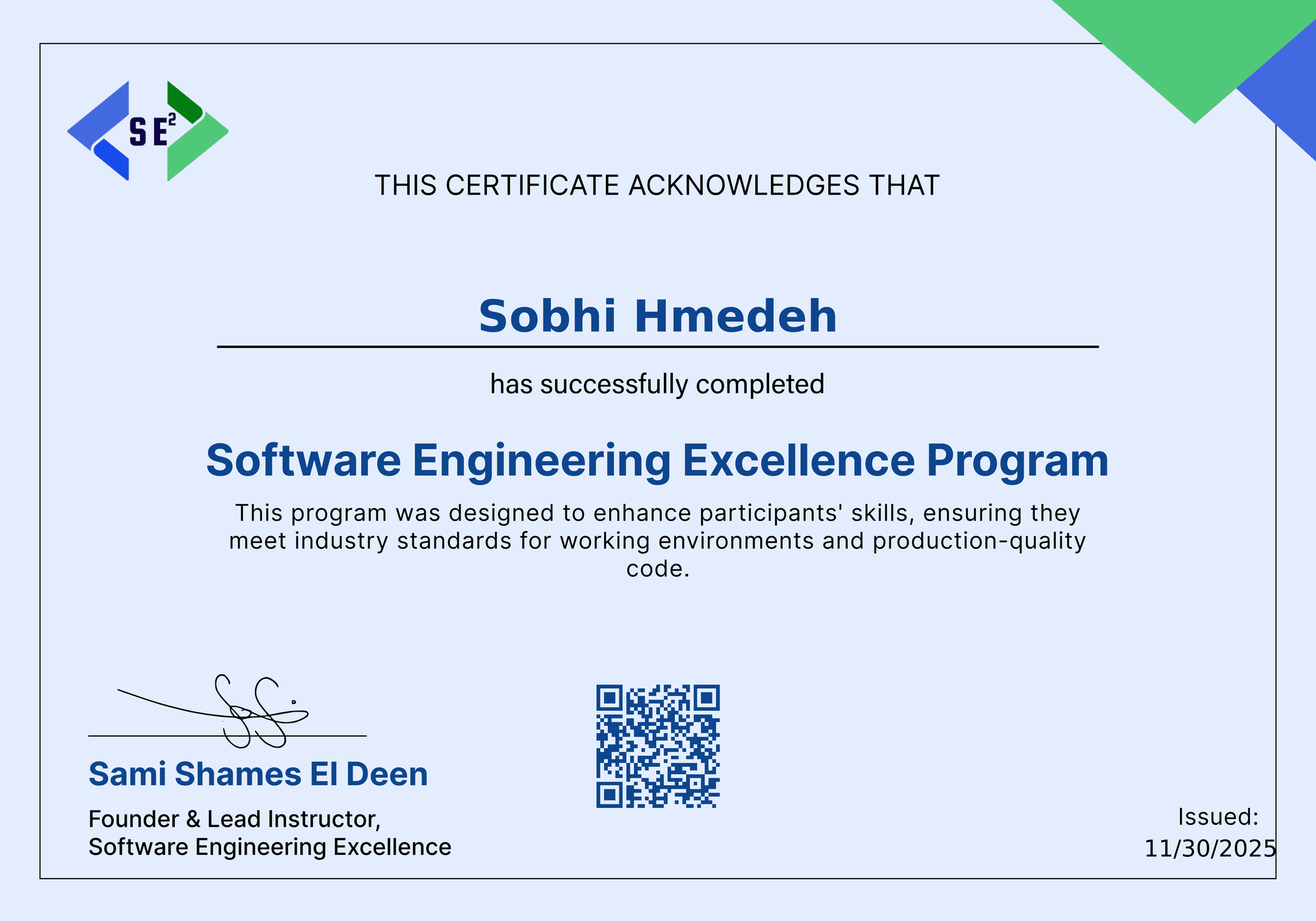 Certificate Preview